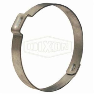 Dixon® 170 Single Ear Pinch-On Clamp, 11/16 in Nominal, 0.595 in Closed dia x 0.669 in Open dia x 0.03 in Thick, Steel