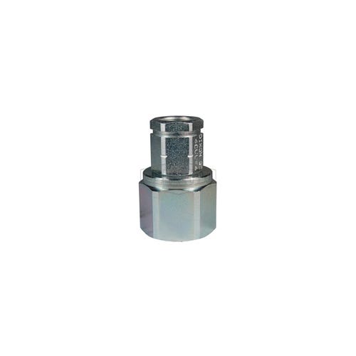 Dixon® 3CVVF3 DQC CVV European Interchange Female Coupler, 3/8 Nominal, Female NPTF, Steel