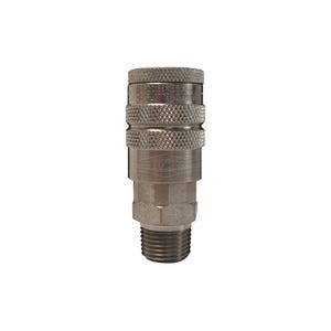 Dixon® 3FM3-S Industrial Male Quick Connect Coupler, 3/8-18 Nominal, Quick Disconnect Coupler x NPTF, 300 psi Pressure