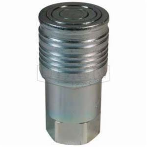 Dixon® 3HTF3 HT Series Flush Face Hydraulic Coupling, 3/8-18 Nominal, FNPT, Steel
