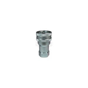 Dixon® 4KF4-SS DQC K Interchange Female Coupler, 1/2-14 Nominal, Female NPTF, 316 Stainless Steel