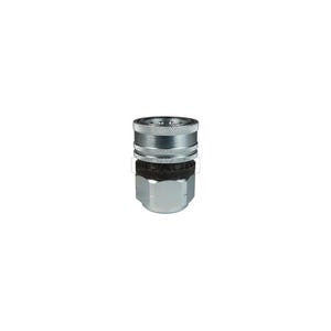 Dixon® 3TRBF3 DQC TR European Interchange Female Coupler, 3/8 Nominal, Female BSPP, Steel