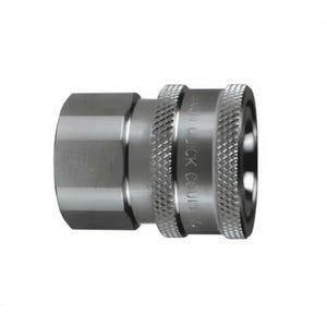 Dixon® 3VF3-SS-E 3/8 V Coup, 3/8 F-NPTF 316SS, Unvalved