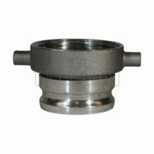 Dixon® 400-TCA-AL Cam and Groove Tank Car Adapter, 4 in, Adapter x Railroad, Aluminum, Domestic