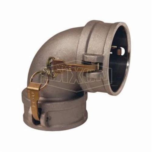 Dixon® 400DD-90AL 90°  Cam and Groove Elbow, 4 in, Female Coupler, Aluminum, Domestic