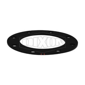 Dixon® 300GTTFBL Gasket with (2) Orange Stripe, Baylast™, 3 in, 5-5/8 in OD x 1/8 in Thick
