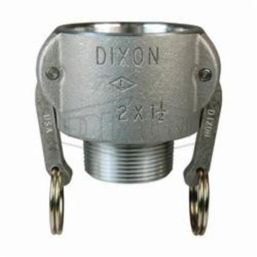 Dixon® 4030-B-AL Type B Cam and Groove Reducing Coupler, 3 x 4 in Nominal, Female Coupler x MNPT End Style, Aluminum