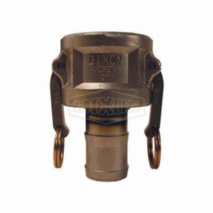 Dixon® 4030-C-SS Type-C Cam and Groove Reducing Coupler, 4 x 3 in Nominal, Female Coupler x Hose Shank End Style, 316 Stainless Steel, Domestic