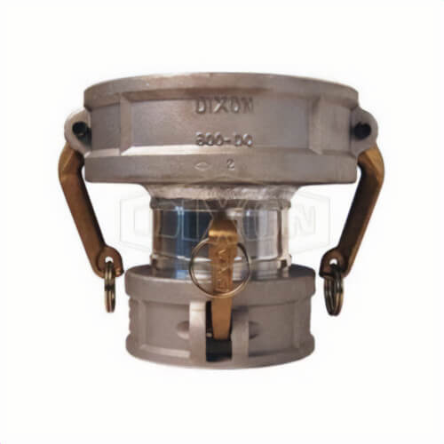 Dixon® 4060-DD-AL Cam and Groove Spool Coupler, 4 x 6 in Nominal, Coupler End Style, Aluminum, Domestic