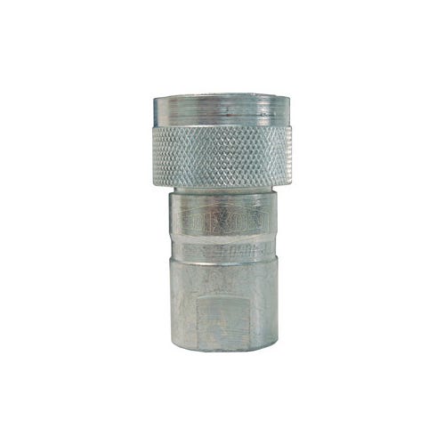 Dixon® 4AGOF4 Pioneer Agricultural Ball Coupling, 3/4-16 Nominal, Female O-Ring Boss™ End Style, Steel, Domestic