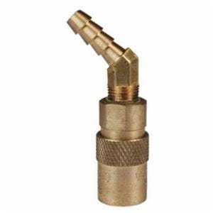 Dixon® 4CM4S4-B-E CM Series Quick-Release Unvalved Coupler, 1/2 in Nominal, Coupler x Barb, Brass, Domestic