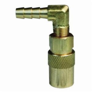 Dixon® 4CM9S4-B-E CM Series Quick-Release Unvalved Coupler, 1/2 in Nominal, Coupler x Barb, Brass, Domestic