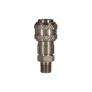 Dixon® 4DM4-S Industrial Male Quick Connect Coupler, 1/2-14 Nominal, Quick Disconnect Coupler x NPTF, 300 psi Pressure