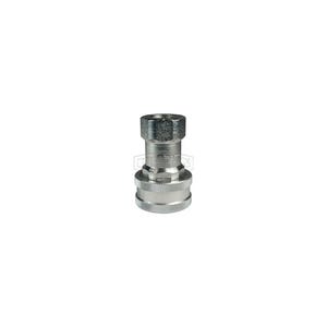 Dixon® 4HOF5 DQC H Industrial Interchange Poppet Valve Female Coupler, 7/8-14 Nominal, Female O-Ring Boss™ End Style, Steel