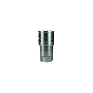 Dixon® 4HTBF6-SS DQC HT Flushface Female Coupler, 3/4-14 Nominal, Female BSPP, 316 Stainless Steel