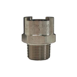 Dixon® Dix-Lock™ 4NM6-S N Series Bowes Interchange Male Quick Disconnect Coupler, 3/4-14 Nominal, Quick Disconnect Coupler x NPTF, 500 psi Pressure