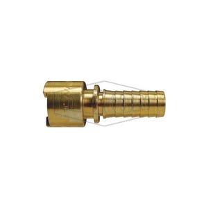 Dixon® 4NS3-B Dix-Lock™ Bowes Interchange Quick Disconnect Coupler, 1/2 in Nominal, Quick Disconnect Coupler x Hose Barb, Brass