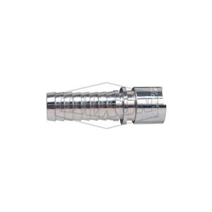 Dixon® Dix-Lock™ 4NS3 N Series Bowes Interchange Quick Disconnect Coupler, 1/2 in Nominal, Quick Disconnect Coupler x Hose Barb, 500 psi Pressure, Steel