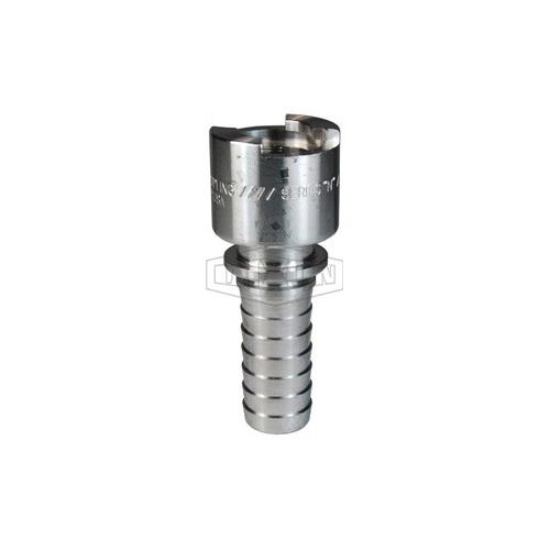 Dixon® Dix-Lock™ 4NS6-S N Series Bowes Interchange Quick Disconnect Coupler, 1/2 in Nominal, Quick Disconnect Coupler x Hose Barb, 500 psi Pressure