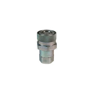 Dixon® 4VEPBF6 DQC VEP Female Coupler, 3/4-14 Nominal, Female BSPP, Steel, Domestic