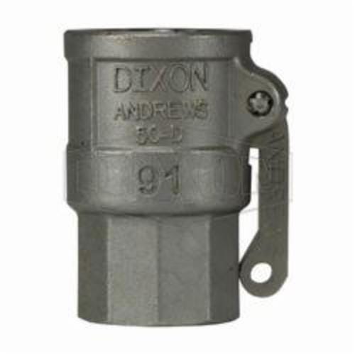 Dixon® 50-D-SS Type D Cam and Groove Coupler, 1/2 in Nominal, Female Coupler x FNPT End Style, 316 Stainless Steel, Domestic