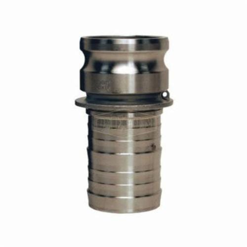Dixon® 50-E-SS Boss-Lock™ Type E Cam and Groove Adapter, 1/2 in, Male Adapter x Hose Shank, 316 Stainless Steel, Domestic