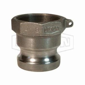 Dixon® 500-A-MI Boss-Lock™ Type A Cam and Groove Adapter, 5 in, Male Adapter x FNPT, Malleable Iron, Domestic