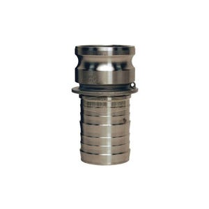 Dixon® 500-E-SS Boss-Lock™ Type E Cam and Groove Adapter, 5 in, Male Adapter x Hose Shank, 316 Stainless Steel