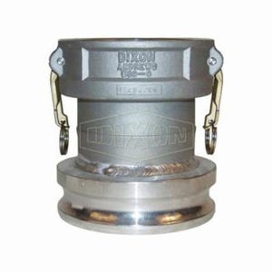Dixon® 5060-DA-AL Type DA Cam and Groove Reducing Coupler, 6 x 5 in Nominal, Coupler x Adapter End Style, Aluminum, Domestic