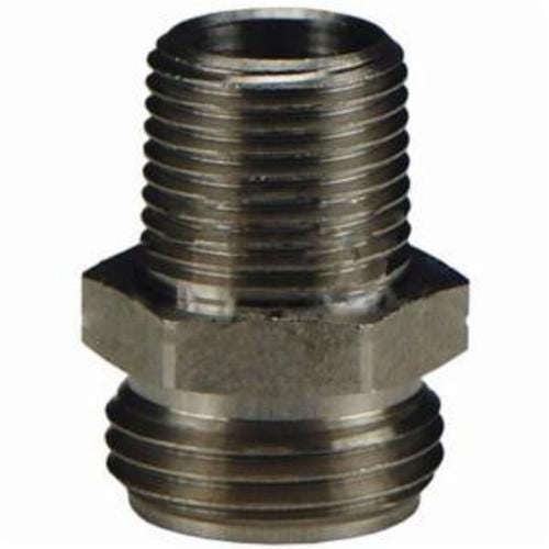 Dixon® The Right Connection™ 5081208SS Garden Hose Adapter, 3/4-11-1/2 x 1/2-14 Nominal, MGHT x MNPT End Style, 303 Stainless Steel, Domestic