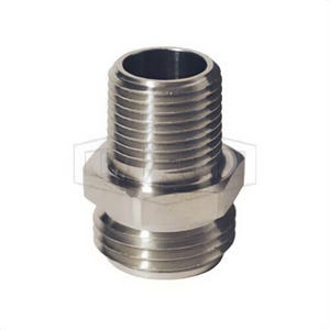 Dixon® 5081212SS The Right Connection Garden Hose Adapter, 3/4-11-1/2 x 3/4-14 Nominal, Male Garden Hose Thread x MNPT End Style