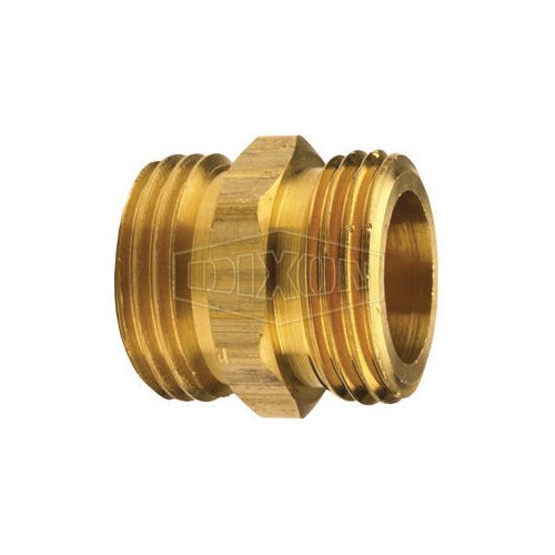 Dixon® 5091212C Garden Hose Adapter, 3/4-11-1/2, Male Garden Hose Thread, Brass