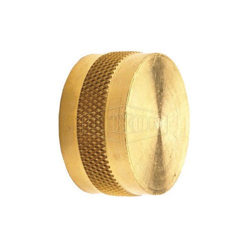 Dixon® 5131212C Garden Hose Cap, 3/4-11-1/2, Garden Hose Thread, Brass
