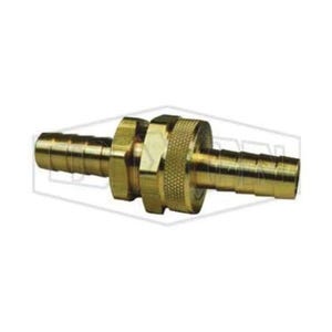 Dixon® 5920808KLF Standard Shank Garden Hose Fitting Set with Hex Nut, 3/4-11-1/2 x 1/2 in Nominal, Brass