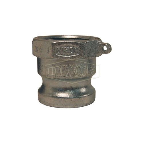 Dixon® 600-A-PM Boss-Lock™ Type A Cam and Groove Adapter, 6 in, Male Adapter x FNPT, Ductile Iron