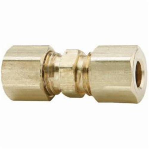 Dixon® 62C-04 The Right Connection Compression Union, 1/4 in x 7/16-24 Nominal, Tube x Straight End Style, Brass, Domestic