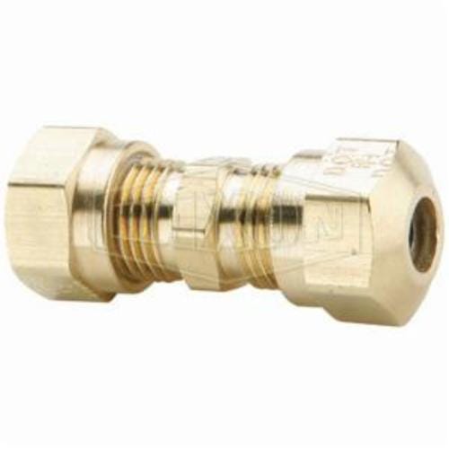 Dixon® 62NAB12 Air Brake Union, 1-18 x 3/4 in, Straight Thread x Tube, Brass, Domestic