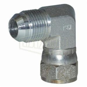 Dixon® 6500-12 Hydraulic Elbow, 1-1/16-12 Nominal, 37° Male Flare x 37° Female Swivel, Steel, Domestic