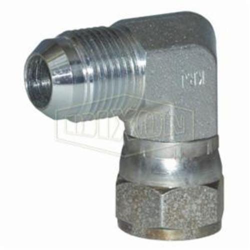Dixon® 6500-8 Hydraulic Elbow, 3/4-16 Nominal, 37°  Male Flare x 37° Female Swivel, Steel, Domestic