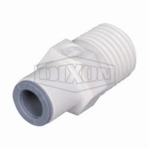 Dixon® 65056014WP2 LIQUIfit™ Connector, 3/8 x 1/4 in Nominal, Tube x MNPT End Style, Nylon, Domestic