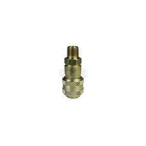 Dixon® 6DM6-B Industrial Automatic Male Quick Disconnect Pneumatic Coupler, 3/4-14 Nominal, Quick Disconnect Coupler x NPTF, Brass