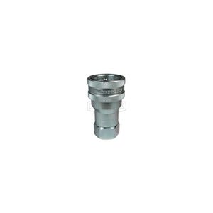 Dixon® 6KBF6 DQC K Interchange Female Coupler, 3/4-14 Nominal, Female BSPP, Steel