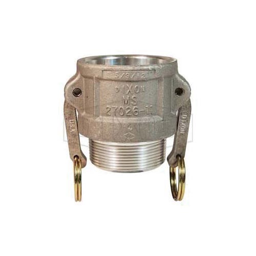 Dixon® 75-B-AL Type B Cam and Groove Coupler, 3/4 in Nominal, Female Coupler x MNPT End Style, Aluminum, Domestic
