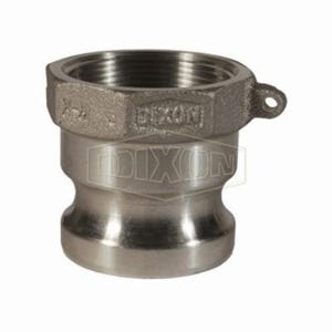 Dixon® 800-A-AL Boss-Lock™ Type A Cam and Groove Adapter, 8 in, Male Adapter x FNPT, Aluminum, Domestic