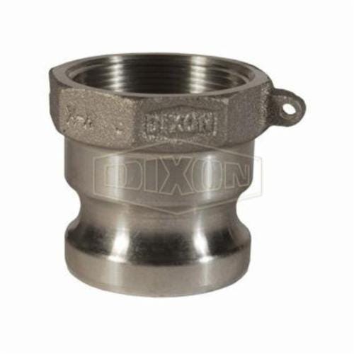 Dixon® 801-A-AL Boss-Lock™ Type A Cam and Groove Adapter, 8 in, Male Adapter x FNPT, Aluminum, Domestic