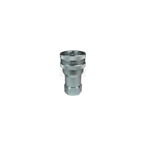 Dixon® 8KBF8-SS DQC K Interchange Female Coupler, 1-11 Nominal, Female BSPP, 316 Stainless Steel