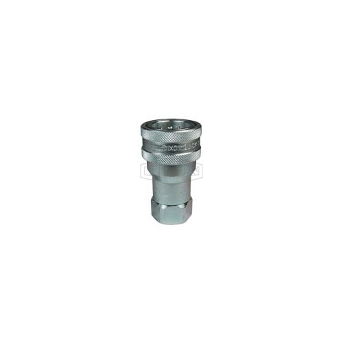 Dixon® 8KF8-SS DQC K Interchange Female Coupler, 1- 11-1/2 Nominal, Female NPTF, 316 Stainless Steel