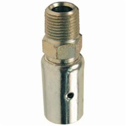 Dixon® 8P1 Holedall® Uni-Range Male Coupling, 1/2 in ID x 54/64 to 58/64 in OD Nominal, MNPT End Style, Carbon Steel, Domestic