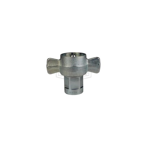 Dixon® 8WF8 DQC W Wingstyle Interchange Female Coupler, 1-11-1/2 Nominal, Female NPTF, Steel