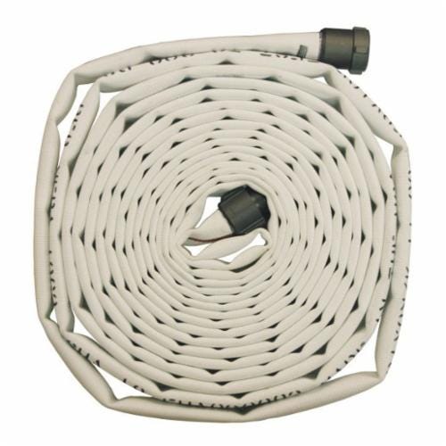 Dixon® A525-75RAF 500 Single Jacket Fire Hose, 2-1/2 in, NST (NH), 75 ft L, 225 psi Working, Polyester, Domestic